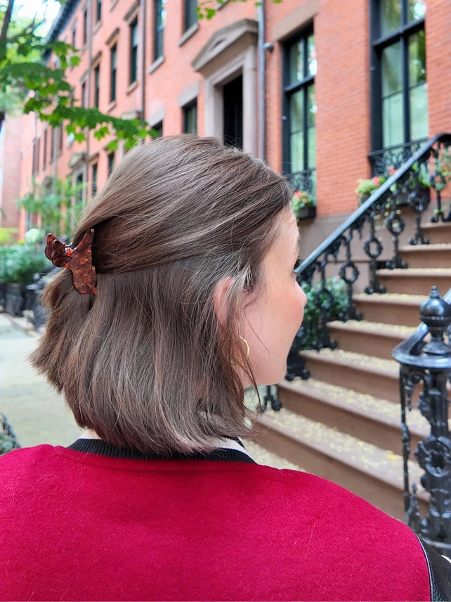 The Hand-Painted Mini Dachshund Claw Clip