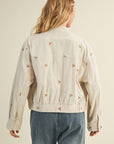The Hallie Embroidered Corduroy Jacket