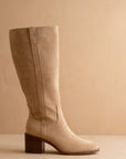 The Harriet Almond Tall Riding Boots