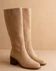 The Harriet Almond Tall Riding Boots