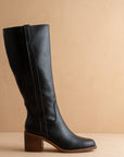 The Harriet Black Tall Riding Boots
