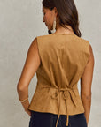 The Harissa Vegan Suede Vest