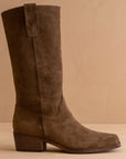 The Harrison Brown Suede Western Boots