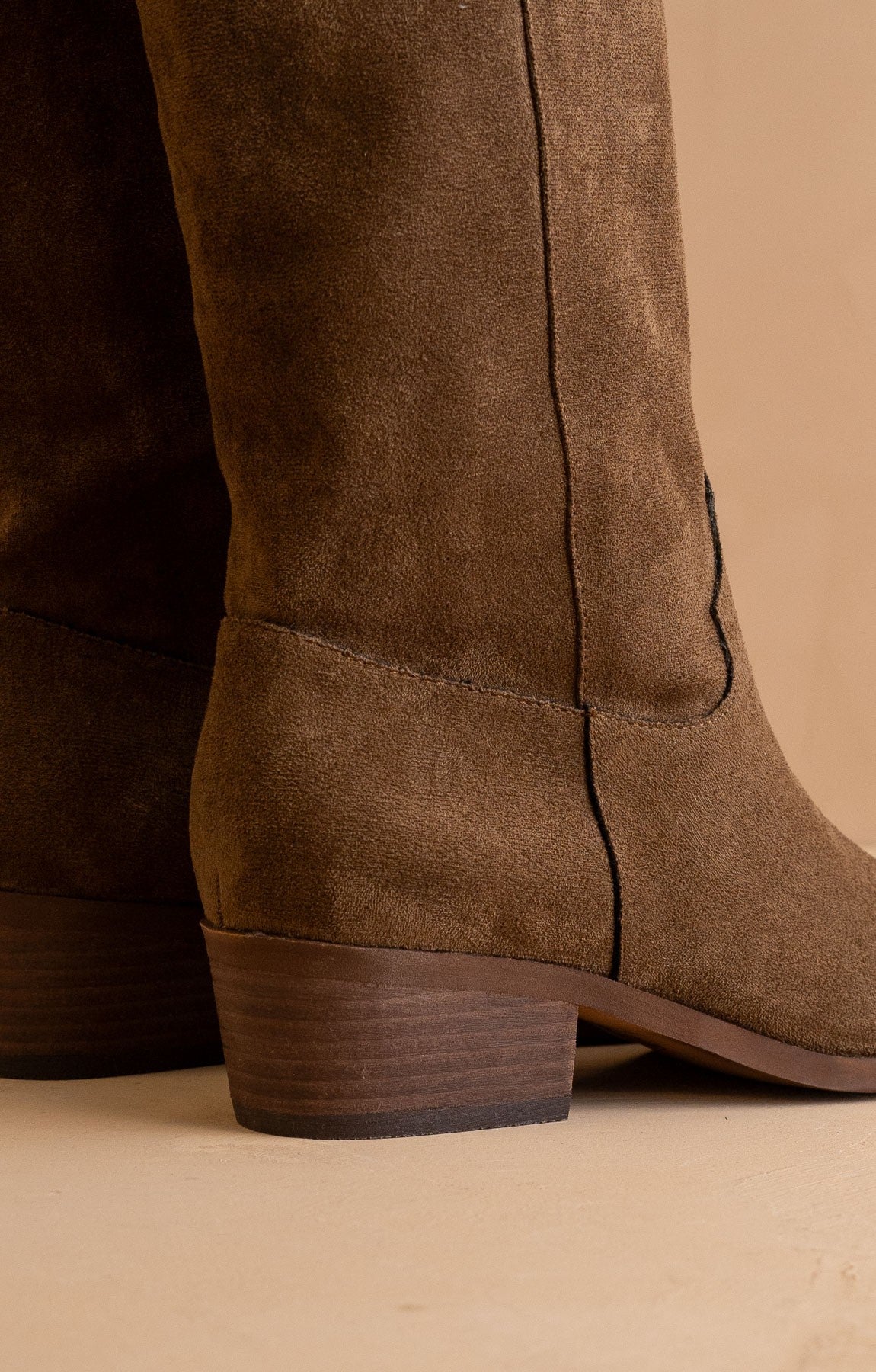 The Harrison Brown Suede Western Boots