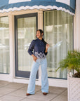 The Leana Denim Wide Leg Jeans