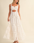 The Bellara Embroidered Cutout Dress