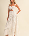 The Bellara Embroidered Cutout Dress