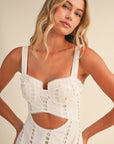 The Bellara Embroidered Cutout Dress
