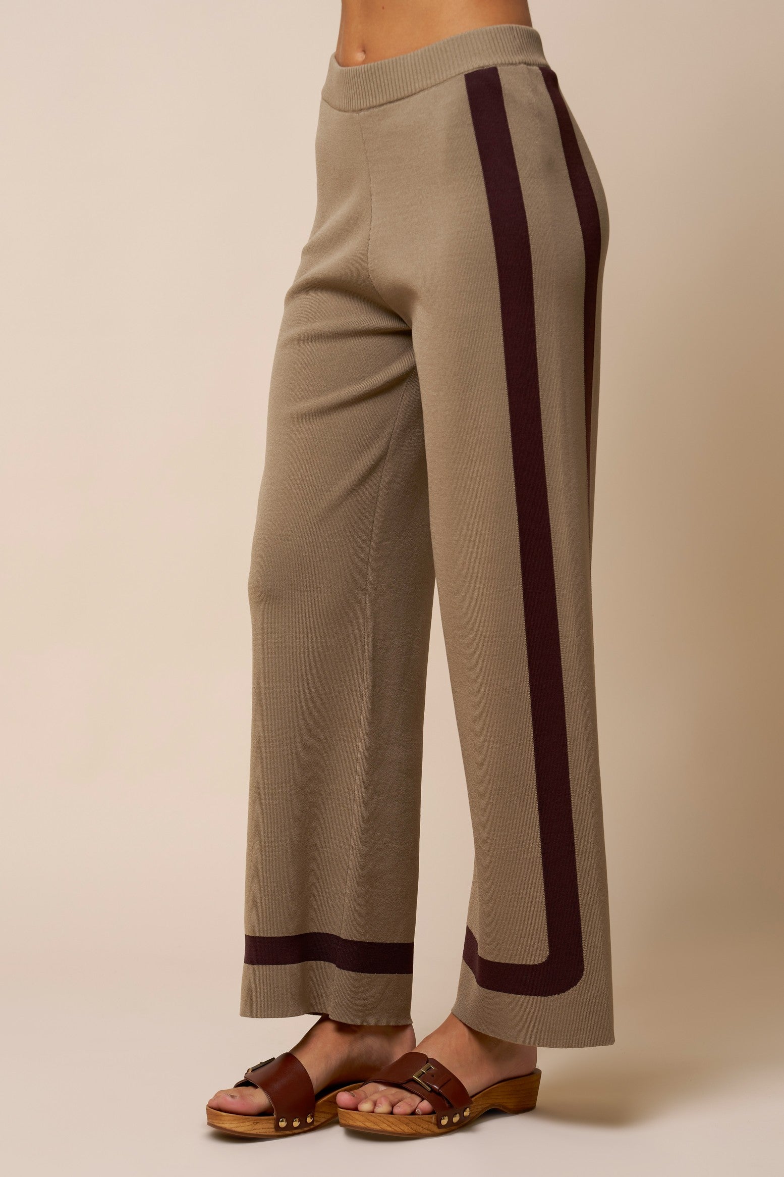 The Nola Border Striped Top + Pant Set - Sold Separately