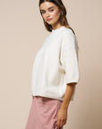 The Cora Ivory Sweater Top