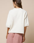 The Cora Ivory Sweater Top