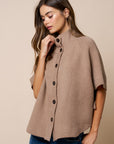 The Celia Mock Neck Poncho