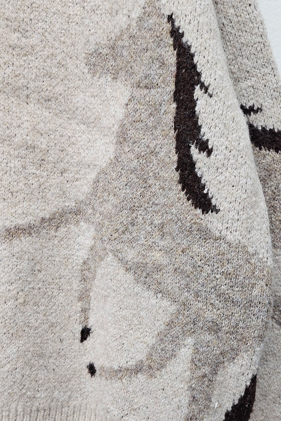 The Harper Oatmeal Horse Cardigan