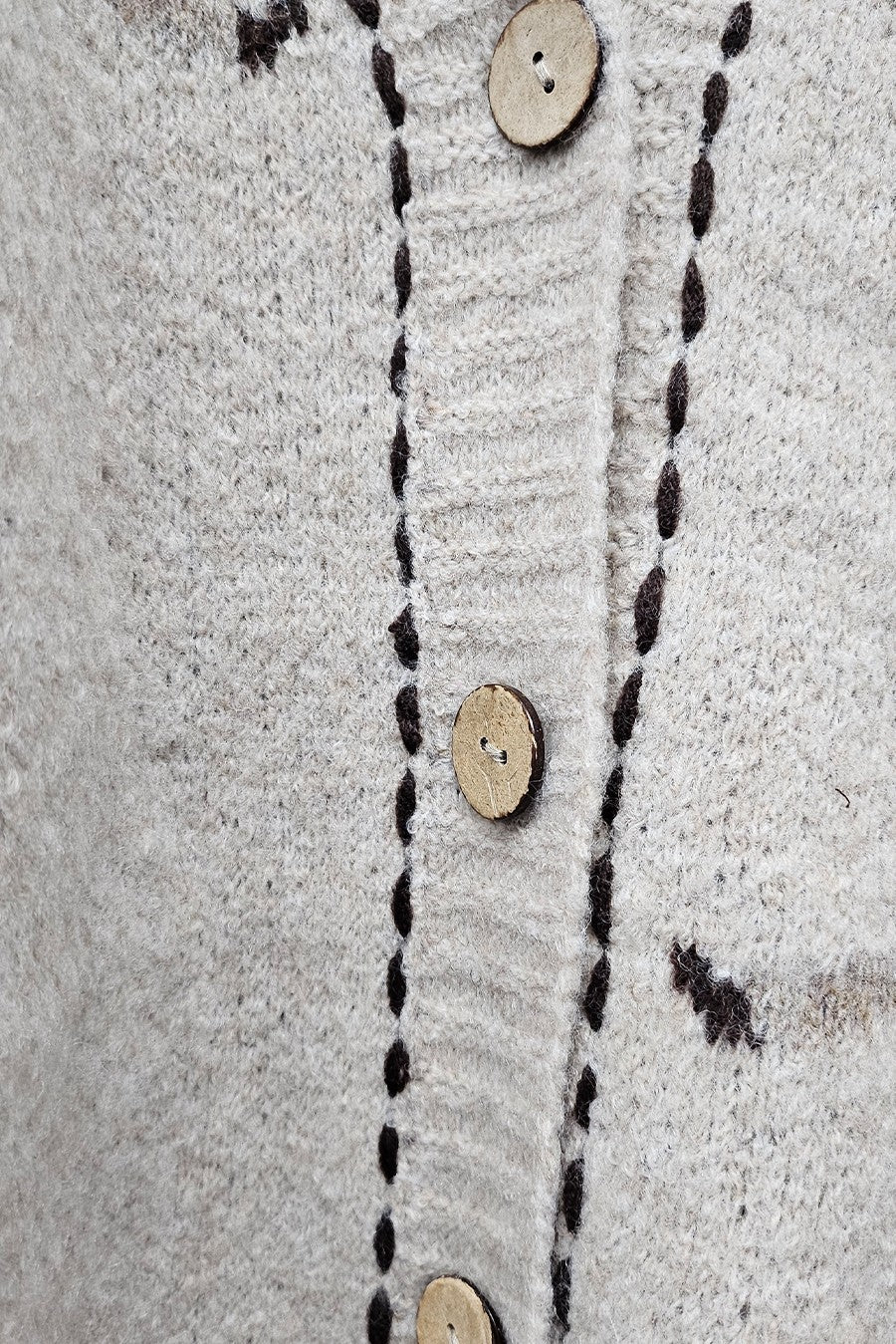 The Harper Oatmeal Horse Cardigan