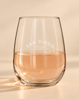 The San Diego Stemless Wine Glass