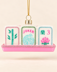 The Mahjong Tile Glass Ornament