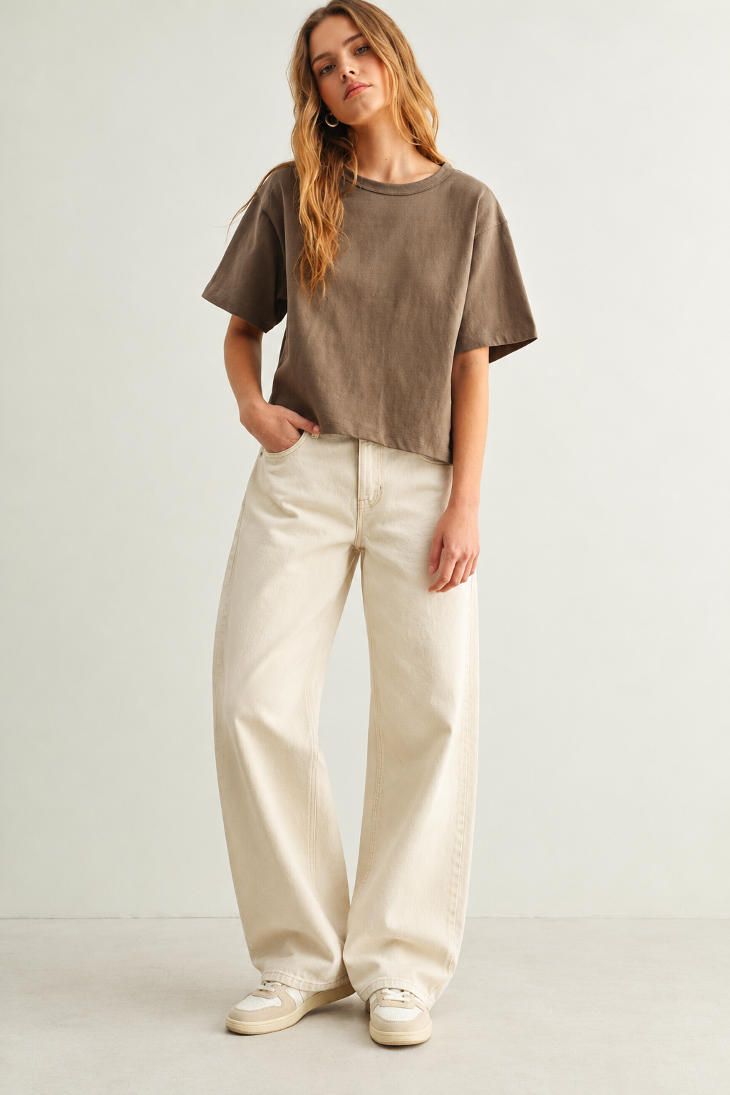 The Joss Olive Boxy Top
