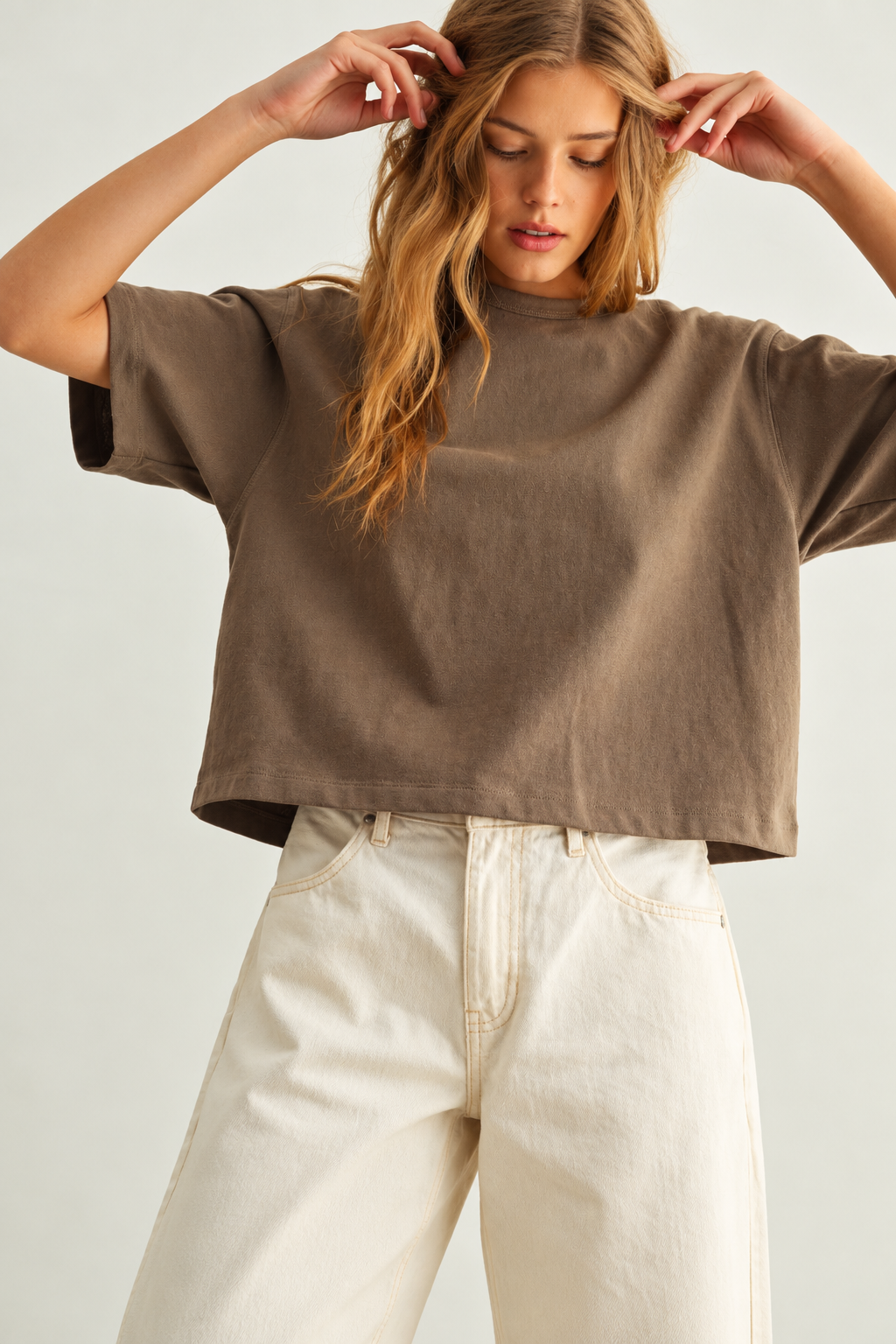 The Joss Olive Boxy Top
