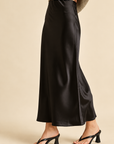 The Morgana Satin Maxi Skirt
