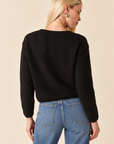 The Gemma Black Knit Cardigan