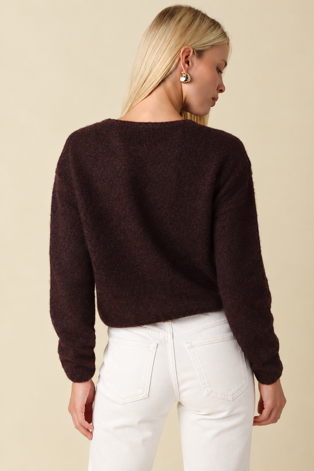 The Gemma Brown Knit Cardigan