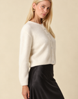 The Gemma Ecru Knit Cardigan
