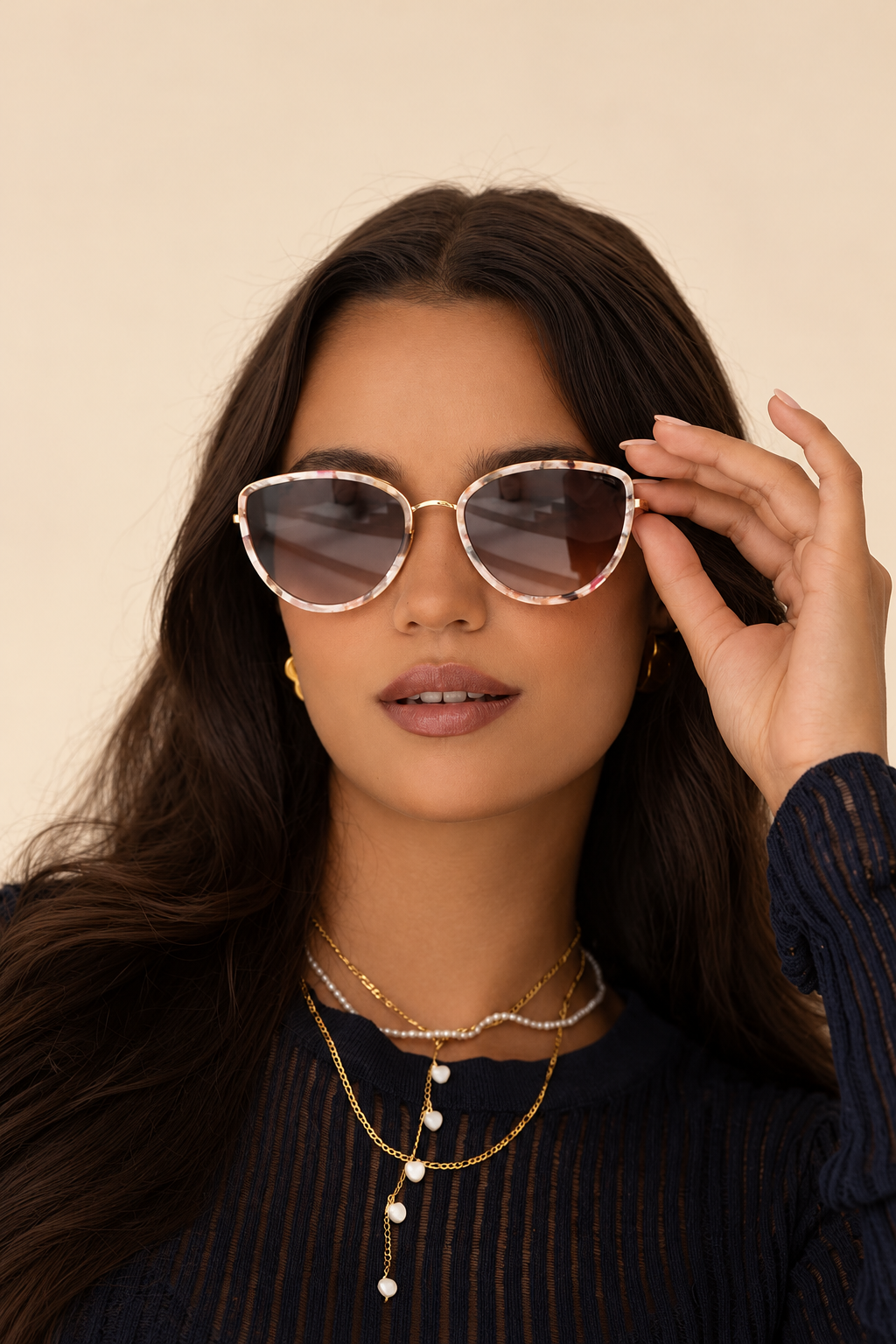 The Luna Rose Tortoise Acetate Cat Eye Sunglasses