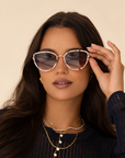 The Luna Rose Tortoise Acetate Cat Eye Sunglasses