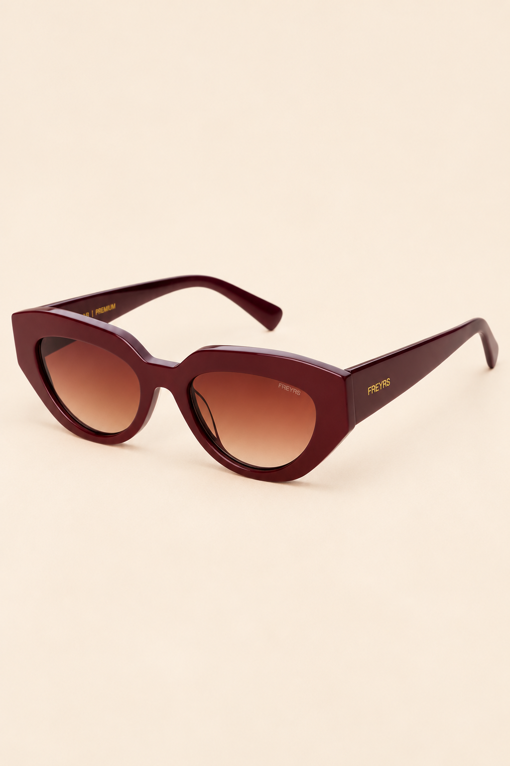 The Frankie Chocolate Acetate Cat Eye Sunglasses