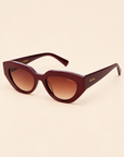 The Frankie Chocolate Acetate Cat Eye Sunglasses