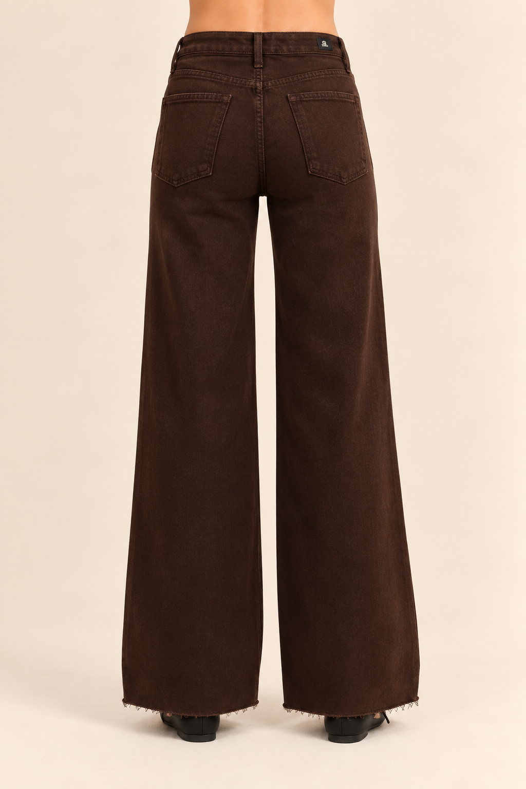 The Paola Espresso A-Line Jeans