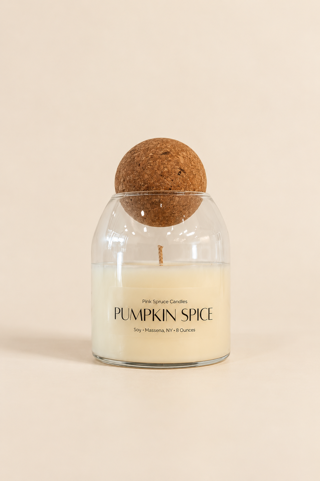 The Pumpkin Spice Buttercream Cork Top Lid Candle