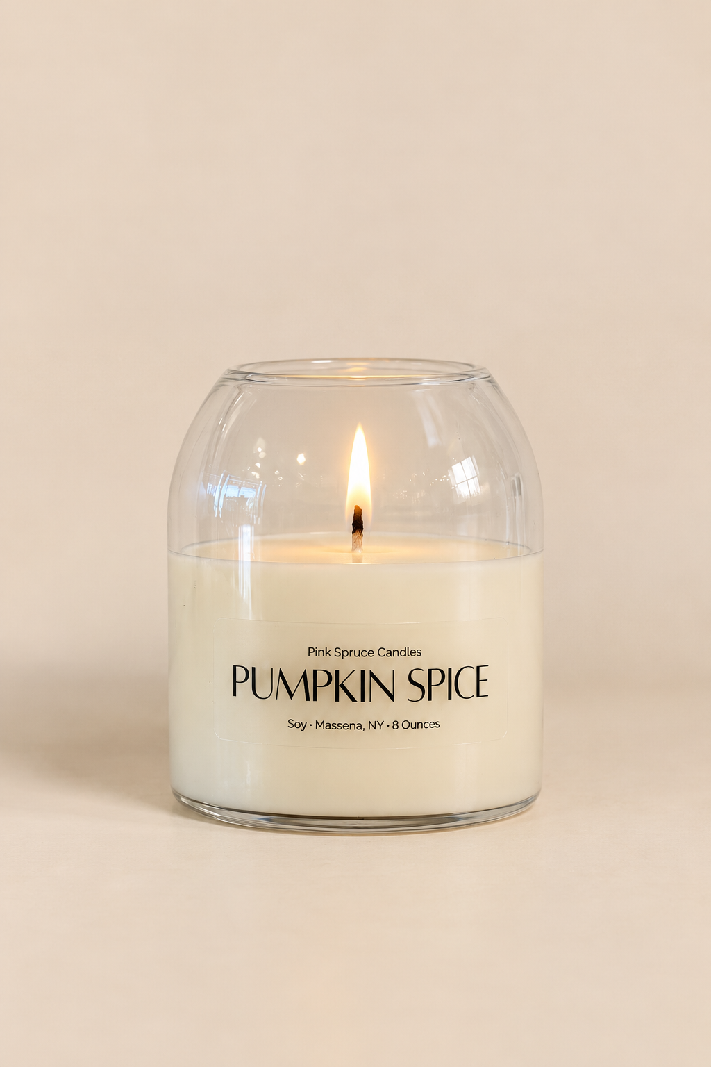 The Pumpkin Spice Buttercream Cork Top Lid Candle