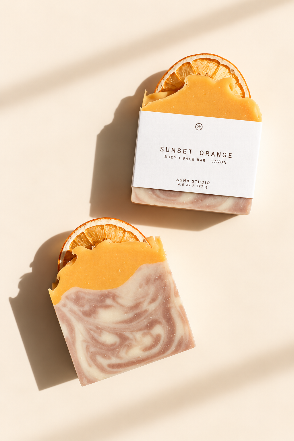 The Sunset Orange Body + Face Bar
