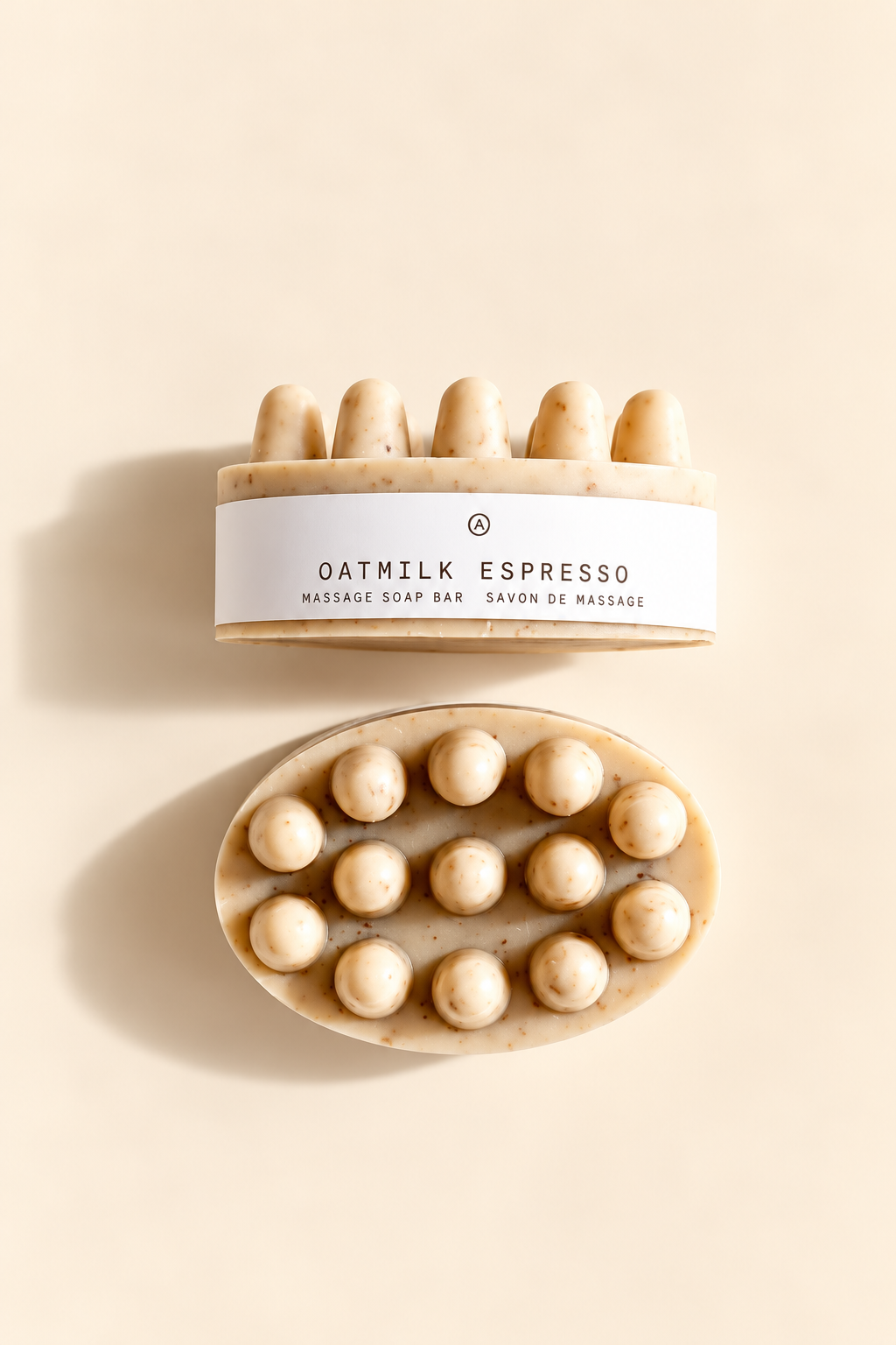 The Oatmilk Espresso Massage Soap Bar