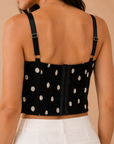 The Maisey Polka Dot Corset Top