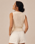 The Ellis Lace Knit Vest
