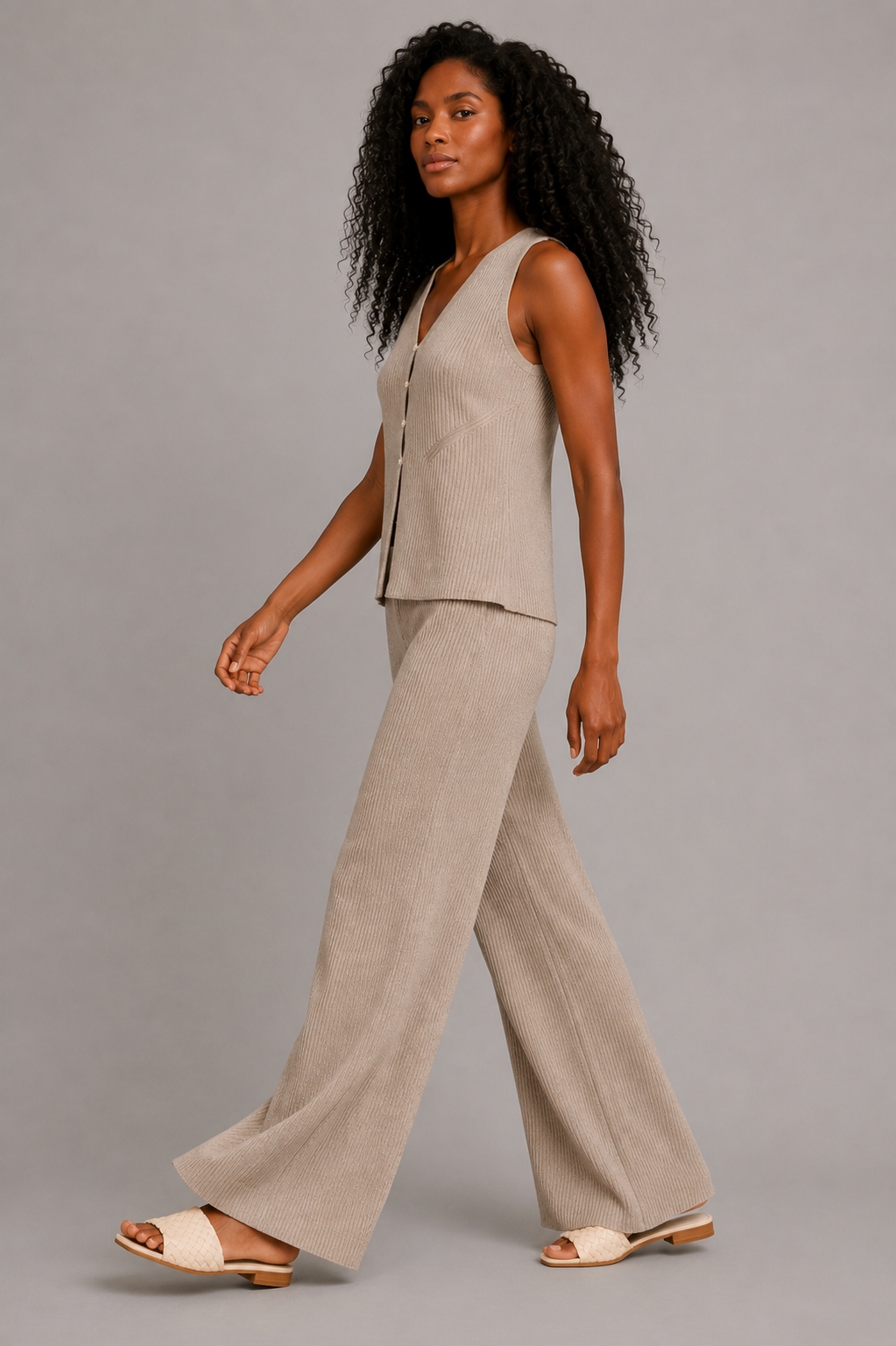 The Fauna Knit Top + Pant Set - Sold Separately