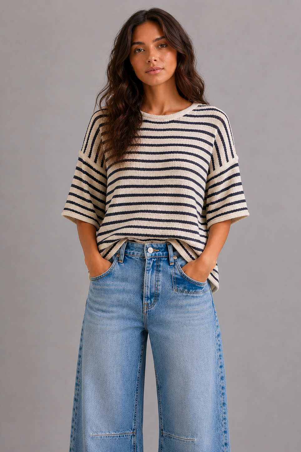 The Rory Striped Sweater Top