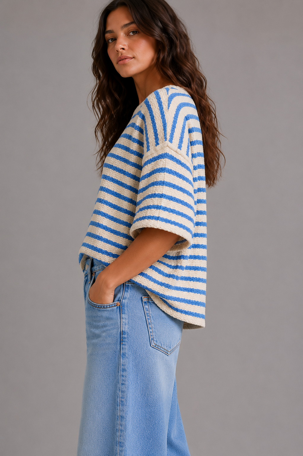 The Rory Striped Sweater Top