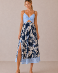 The Cressida Lace Cutout Midi Dress