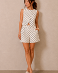 The Bailey Polka Dot Top + Short Set - Sold Separately