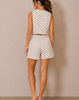 The Bailey Polka Dot Top + Short Set - Sold Separately