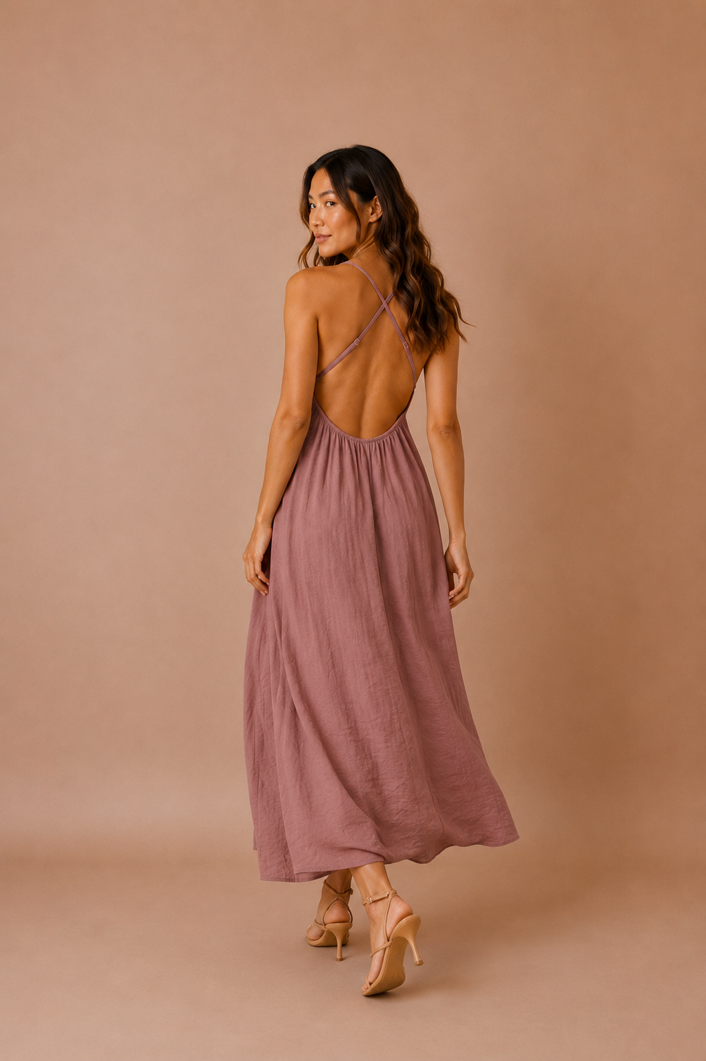 The Yasmin Open Back Maxi Dress – Thread + Seed