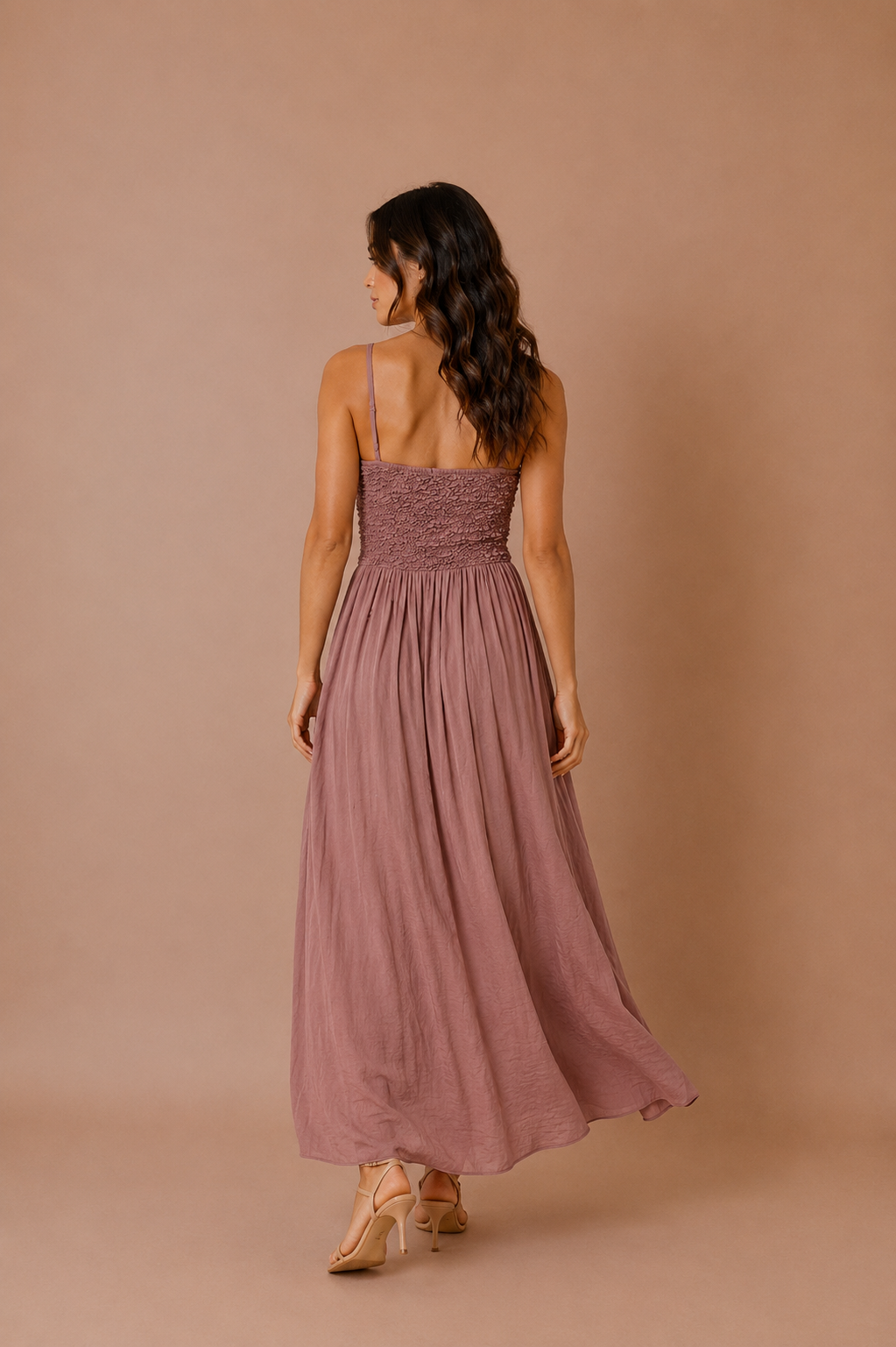 The Brielle Smocked Maxi Dress
