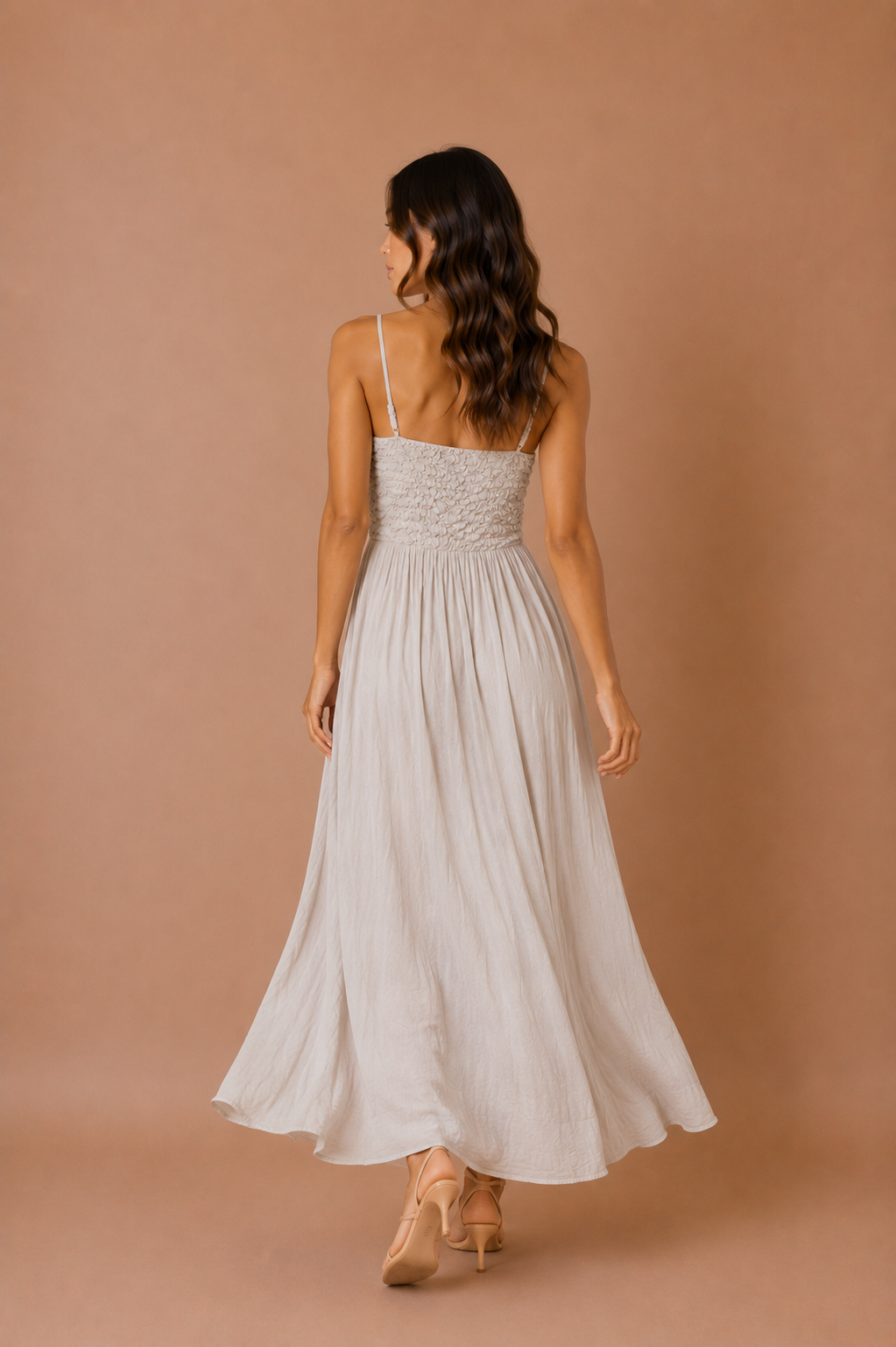 The Brielle Smocked Maxi Dress