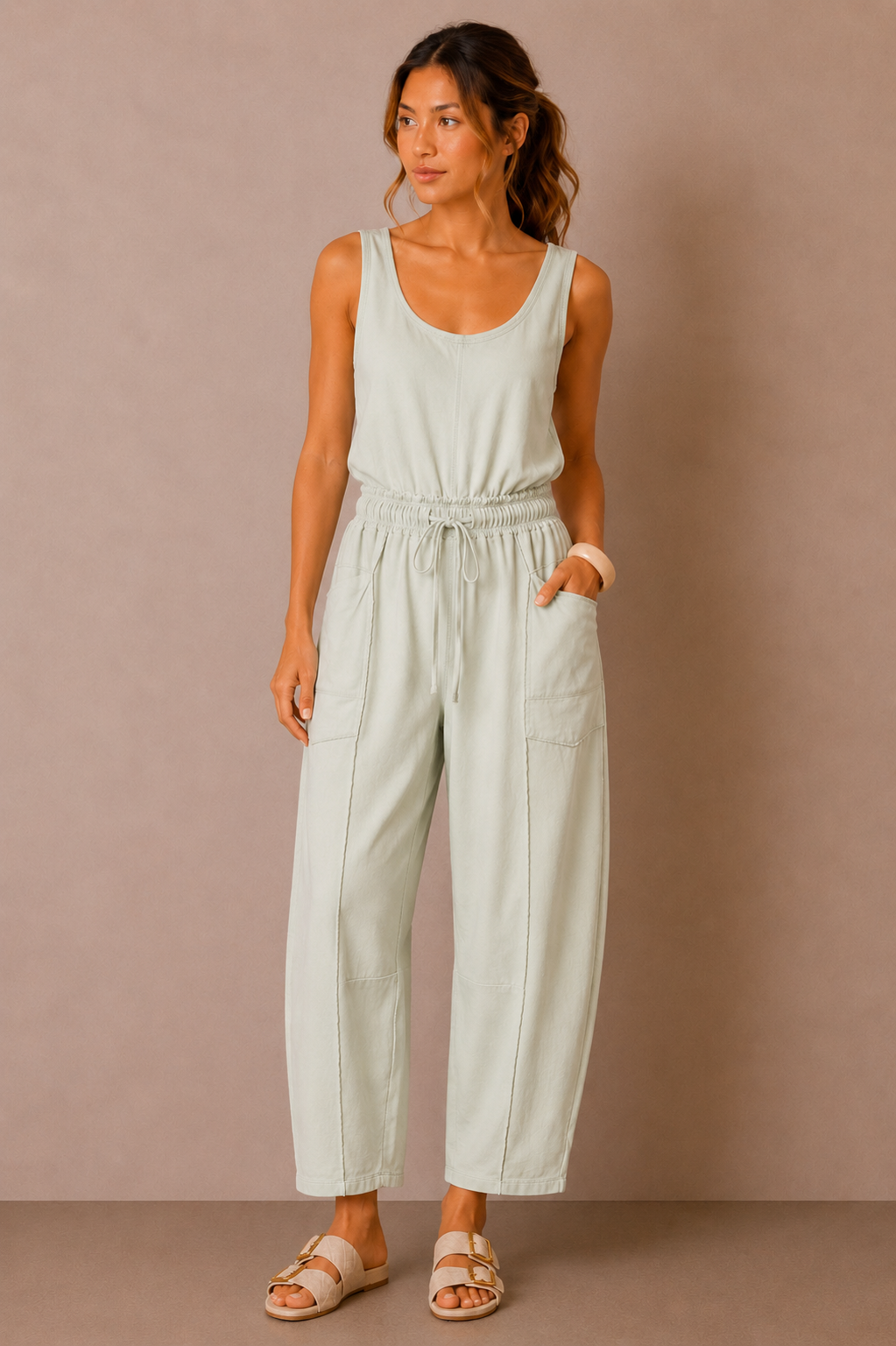 The Reverie Barrel Jumpsuit