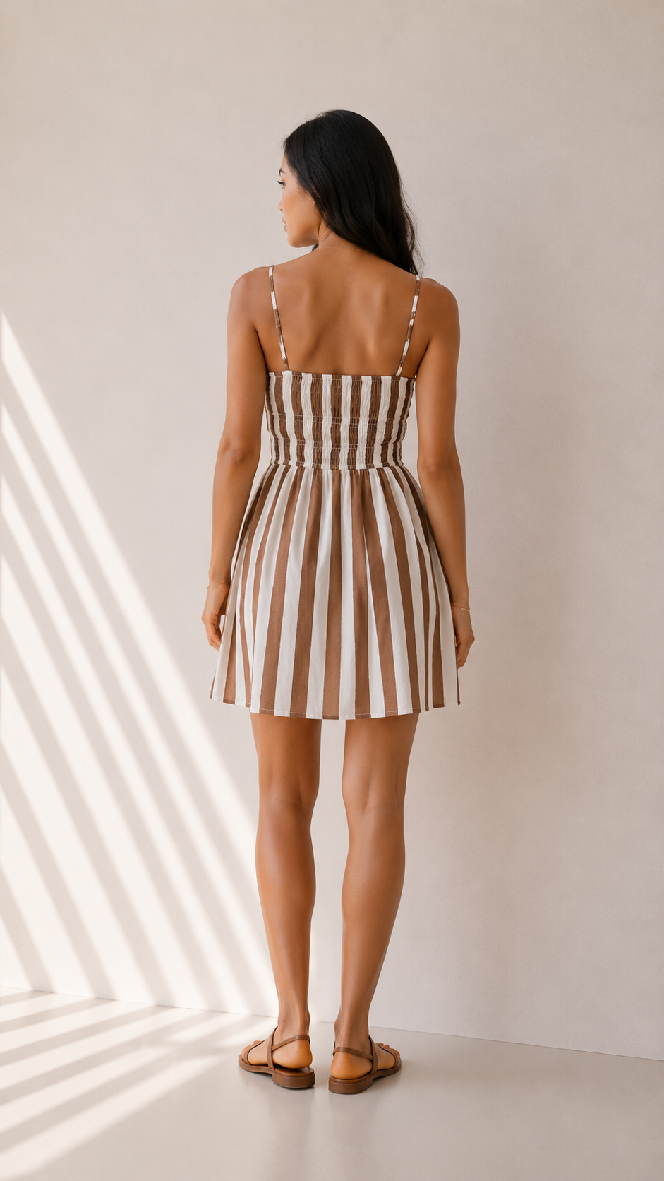 The Nessa Striped Mini Dress