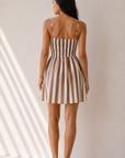 The Nessa Striped Mini Dress
