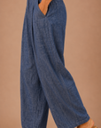 The Tova Denim Top + Pant Set - Sold Separately